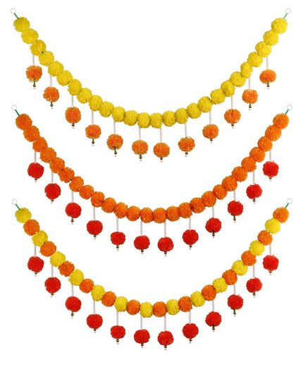 Diwali French Marigold Halloween Day Of The Dead Wedding Flower Strip NexivoEdge