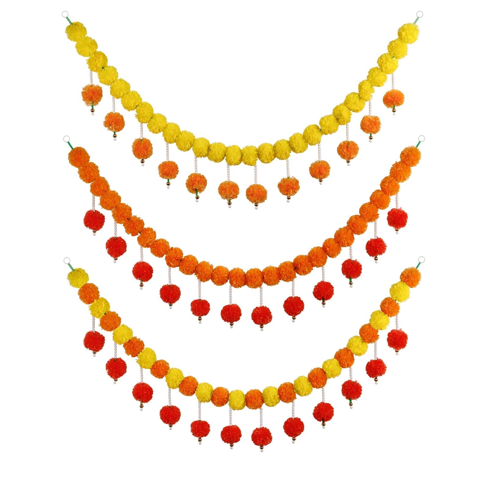 Diwali French Marigold Halloween Day Of The Dead Wedding Flower Strip NexivoEdge