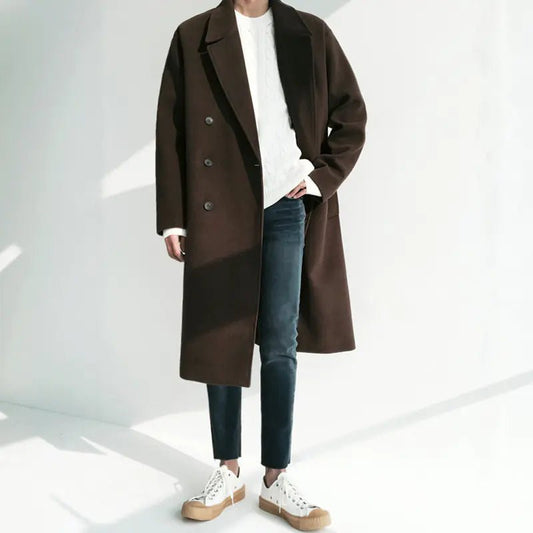 Chic Winter Wool Coat - NexivoEdge