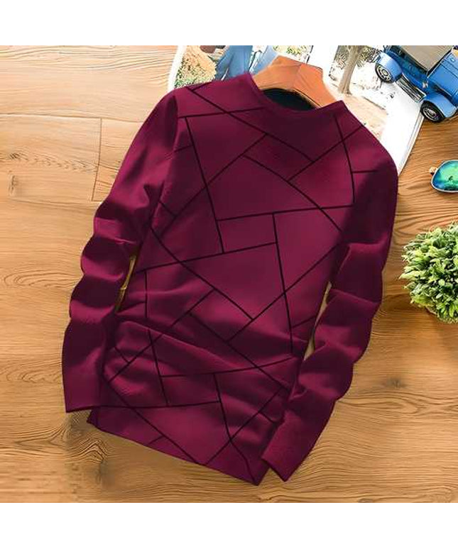 Cotton Blend Printed Full Sleeves Regular Fit Sweatshirts - Nexivo