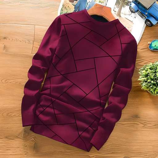Cotton Blend Printed Full Sleeves Regular Fit Sweatshirts - Nexivo
