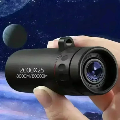 New Mini Portable 2000x25 HD Monocular Telescope Mobile Phone Telescope with Holder Camping Hunting Birdwatching Telescope NexivoEdge
