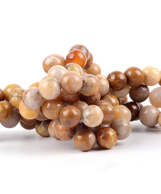4-12mm Natural Chrysanthemum Onyx Round Loose Beads for Jewelry Making DIY Bracelet Necklace Accessories 15inches NexivoEdge
