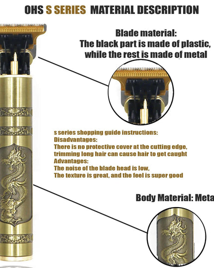 T9 Hair Clipper Repair Beard Shaving Body Hair Trimmer Clippers Electric Machine Men Haircut Machine 0mm Barber Shaver NexivoEdge