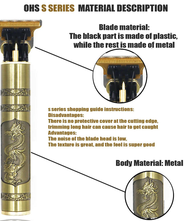 T9 Hair Clipper Repair Beard Shaving Body Hair Trimmer Clippers Electric Machine Men Haircut Machine 0mm Barber Shaver NexivoEdge
