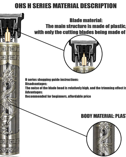 T9 Hair Clipper Repair Beard Shaving Body Hair Trimmer Clippers Electric Machine Men Haircut Machine 0mm Barber Shaver NexivoEdge