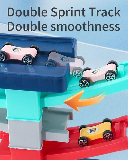 DIY Multilevel Racetrack Glider on Building Block Toys - Nexivo