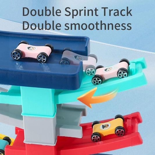 DIY Multilevel Racetrack Glider on Building Block Toys - Nexivo