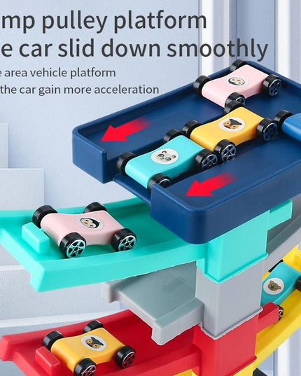 DIY Multilevel Racetrack Glider on Building Block Toys - Nexivo