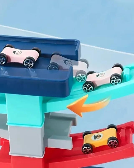 DIY Multilevel Racetrack Glider on Building Block Toys - Nexivo