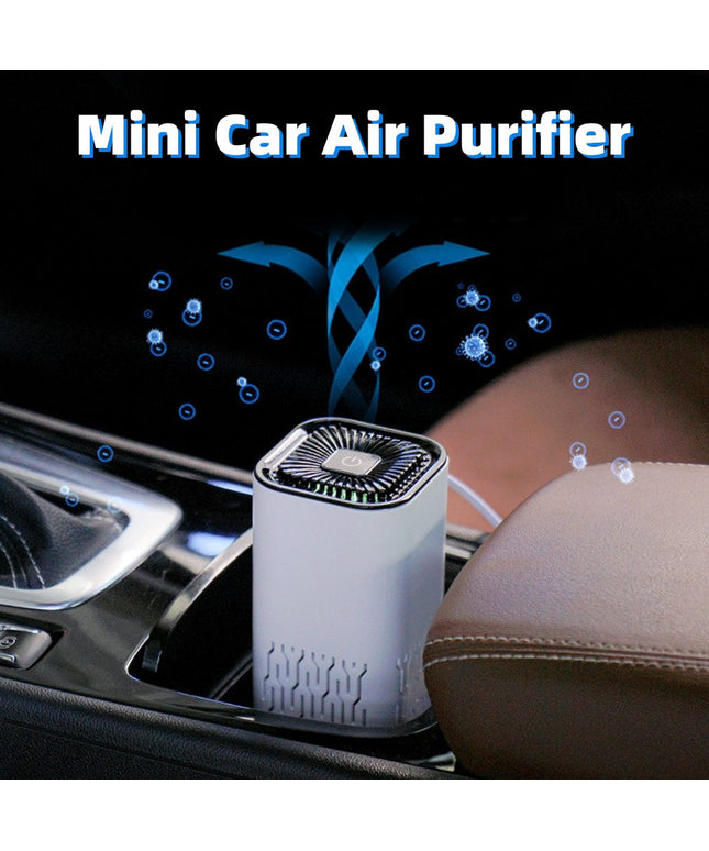 Car Air Purifier Portable Negative Ion Generator Remove Formaldehyde Dust Smoke Air Freshen Washer For Home Car NexivoEdge