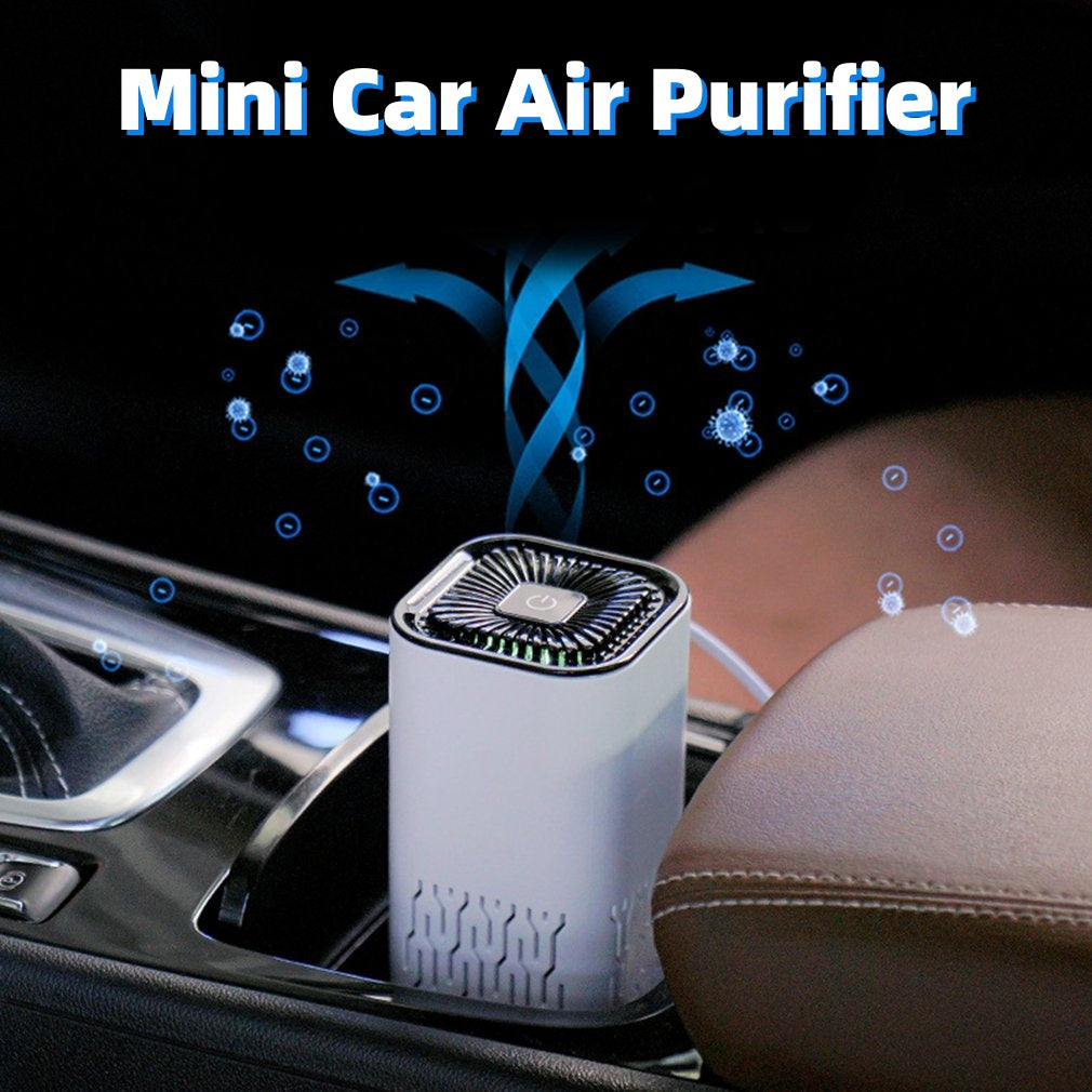 Car Air Purifier Portable Negative Ion Generator Remove Formaldehyde Dust Smoke Air Freshen Washer For Home Car NexivoEdge