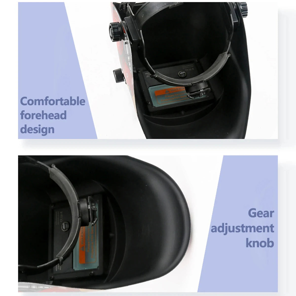 AIRAJ Welding Helmet Auto Darkening Welding Mask For TIG MIG ARC Welder Machine Large View True Color DIN9-13 93*42MM Vision NexivoEdge