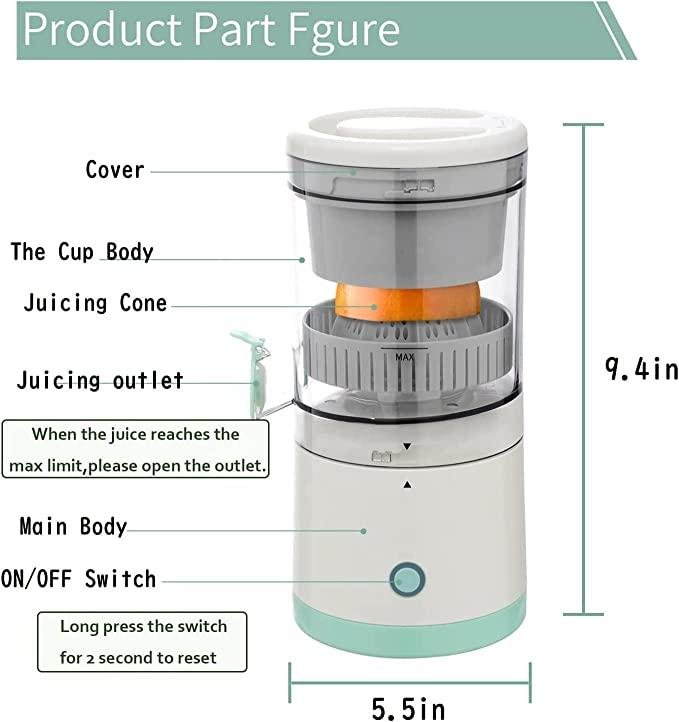 Electric Citrus Juicer : Ideal for juicing halved citrus fruits - Nexivo