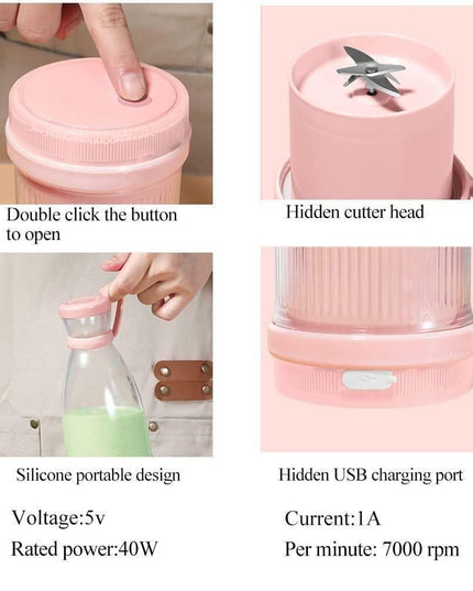 Electric Portable Mini Juicer Bottle - Nexivo