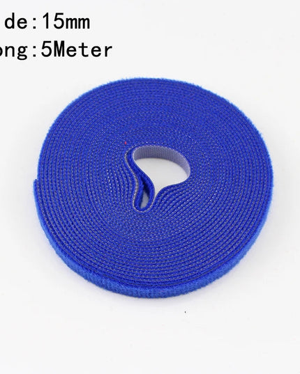Wholesale 2/5M/Roll 12mm Width Cable Organizer USB Cable Winder Management nylon Free Cut Ties Mouse earphone Cord cable ties NexivoEdge
