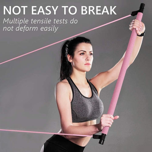 FirstFit Premium Pilates Stick Fitness Bar - NexivoEdge