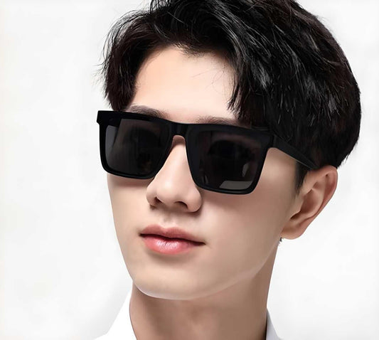 Full Rim Square Branded Latest and Stylish Sunglasses | Polarized and 100% UV Protected | For Men & Women | Large - Nexivo