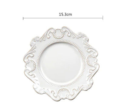 Elegant Baroque Porcelain Dinner Set NexivoEdge