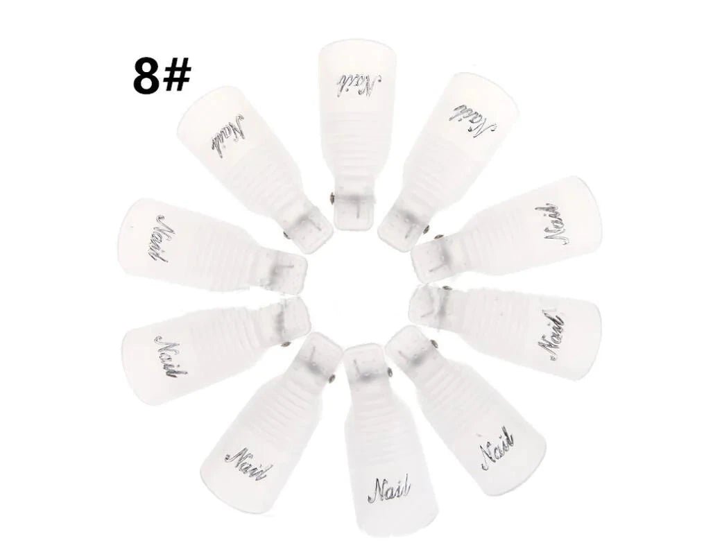 Gel Nail Polish Remover Clips - NexivoEdge
