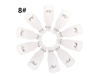Gel Nail Polish Remover Clips - NexivoEdge
