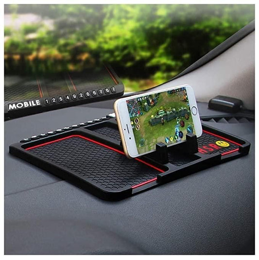 HSR Car Accessories Multifunction Phone GPS Holder Anti - Slip Silicone Pad and Car Mobile Holders for Car Dashboard - Nexivo