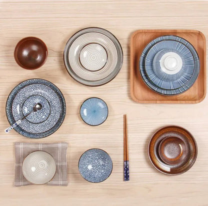 Japanese Ceramic Plates for Sushi and Snacks - NexivoEdge