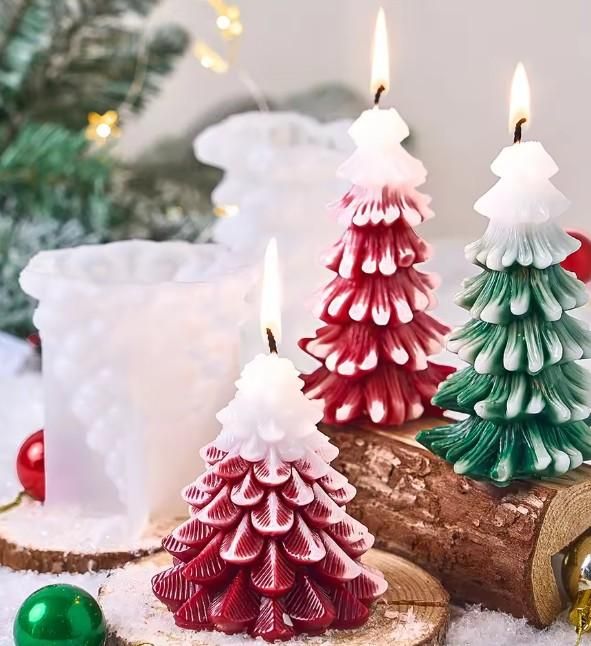 Long Scented Christmas Tree Candle - NexivoEdge