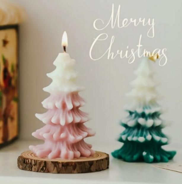 Long Scented Christmas Tree Candle - NexivoEdge