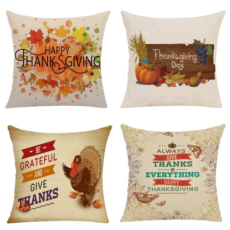 Maple Leaf Pattern Sofa Throw Pillow Cover - NexivoEdge