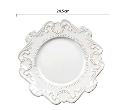Elegant Baroque Porcelain Dinner Set NexivoEdge