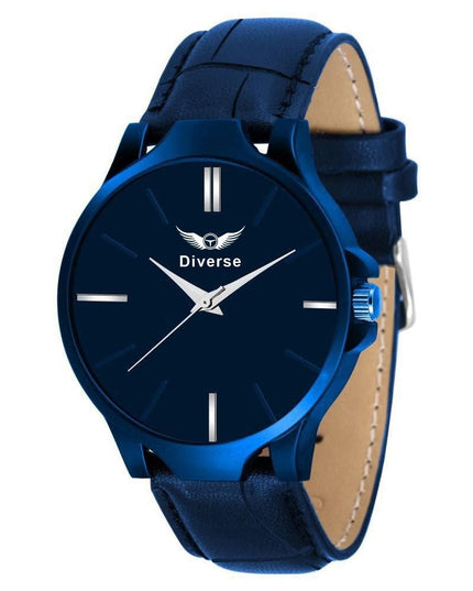 Men's Analog Leather Watch - Nexivo