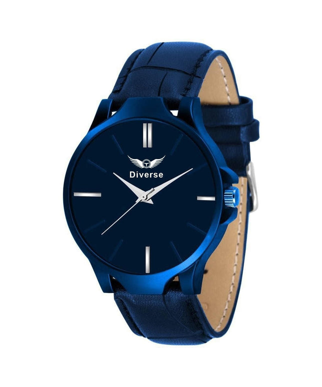 Men's Analog Leather Watch - Nexivo