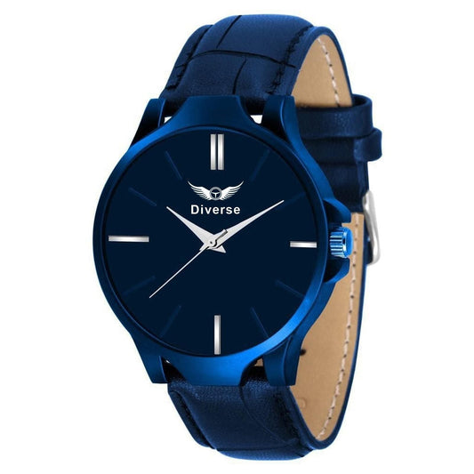 Men's Analog Leather Watch - Nexivo