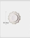 Baroque plate blue 8 inches