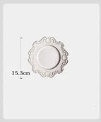 Baroque plate blue 8 inches