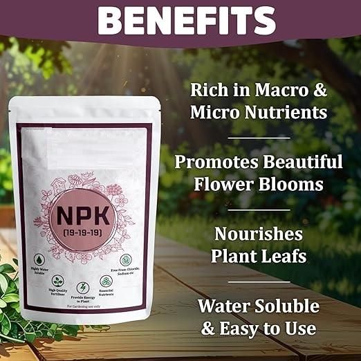 NPK Fertilizer For Plants 350gm - NexivoEdge