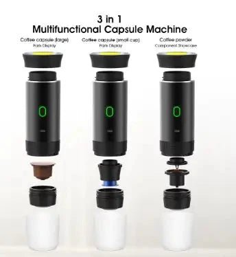 Portable Electric Coffee Machine - Fresh Espresso Anywhere - NexivoEdge