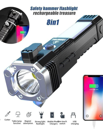 Portable Rechargeable Torch LED Flashlight - Nexivo