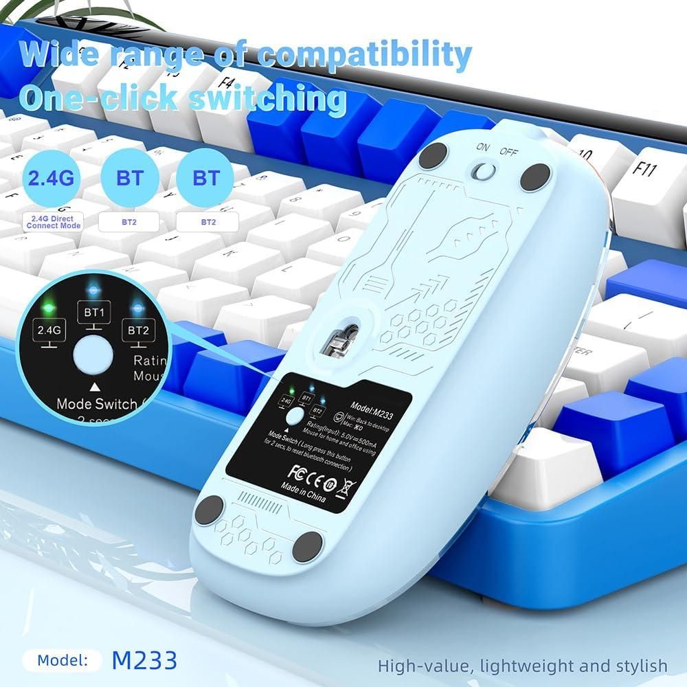 Rechargeable Transparent Mouse - Nexivo