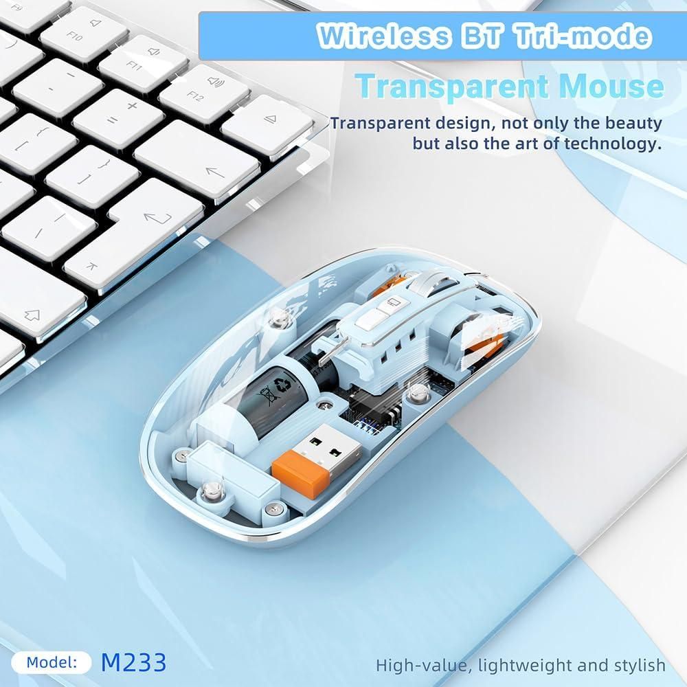 Rechargeable Transparent Mouse - Nexivo