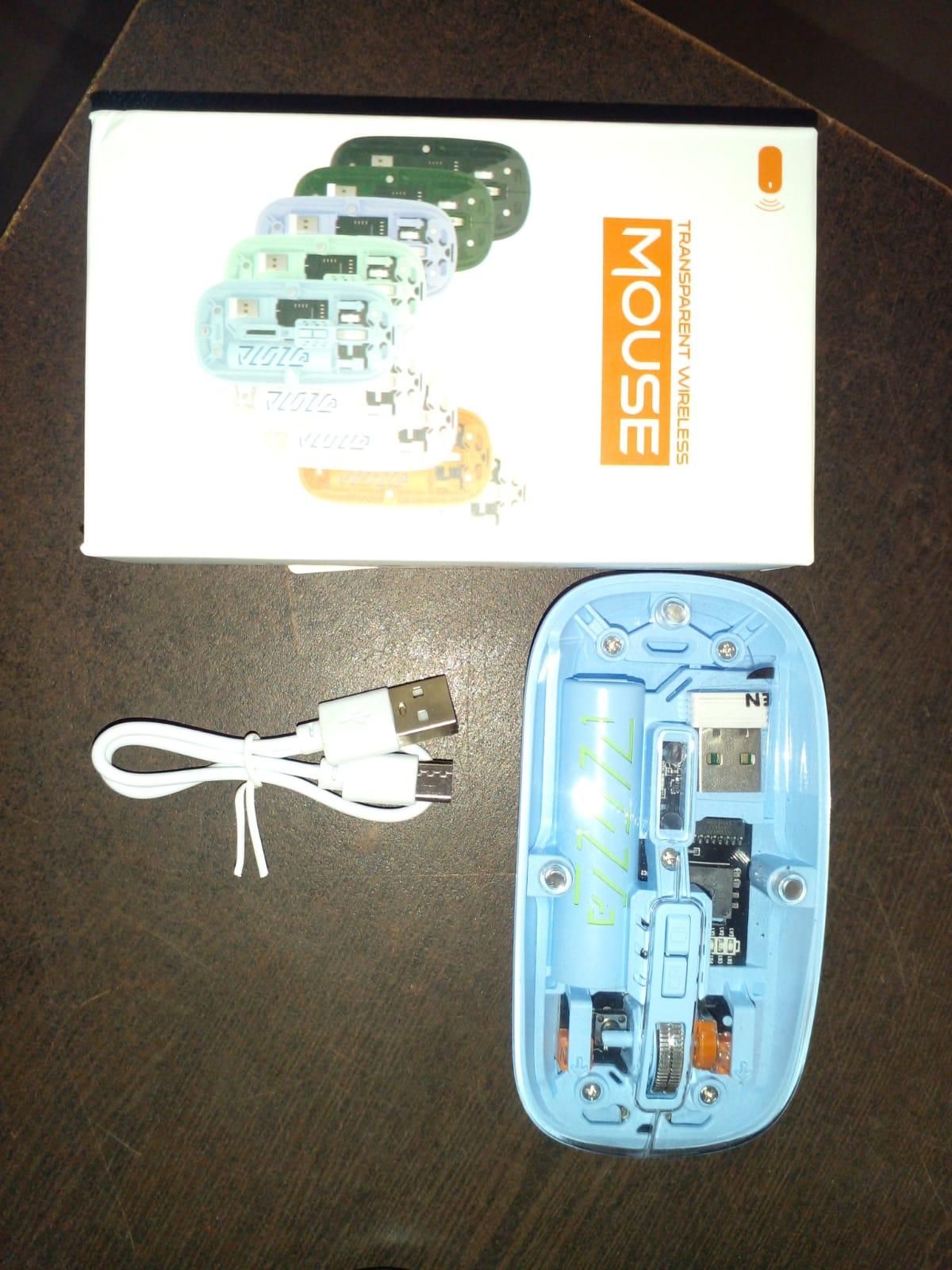 Rechargeable Transparent Mouse - Nexivo
