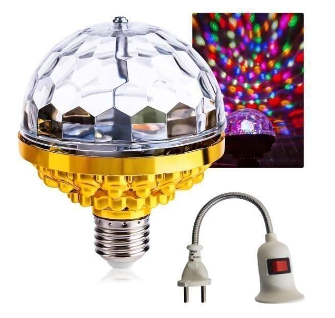 Rotating Magic Ball Light with Lamp Holder Set - Nexivo