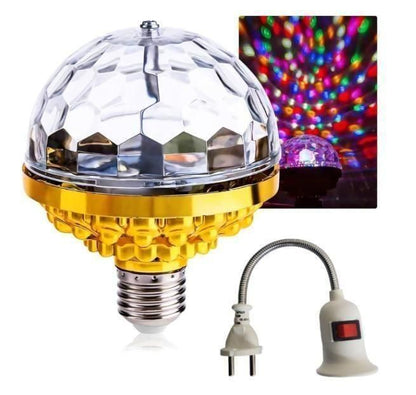 Rotating Magic Ball Light with Lamp Holder Set - Nexivo