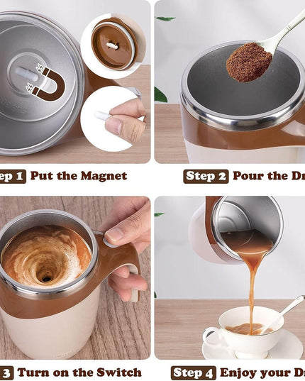 Self Stirring Magnetic Mug - Nexivo