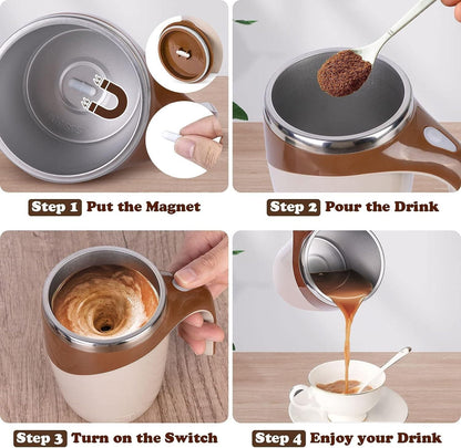 Self Stirring Magnetic Mug - Nexivo