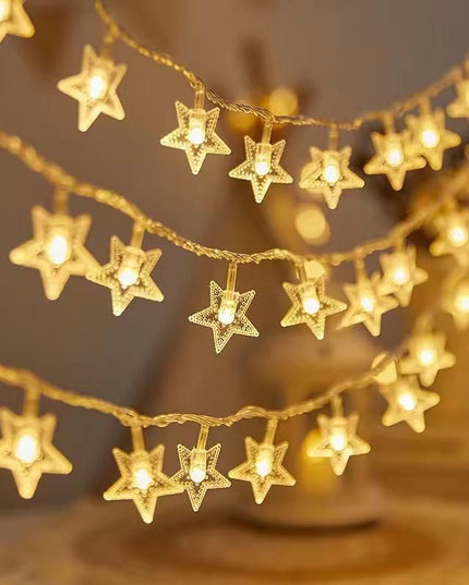 Serial String Star Lights for Decoration - Nexivo