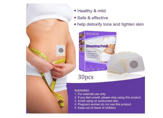Slimming Body Patches for Effortless Weight Management Belly Button Stickers (30 Patches) - NexivoEdge