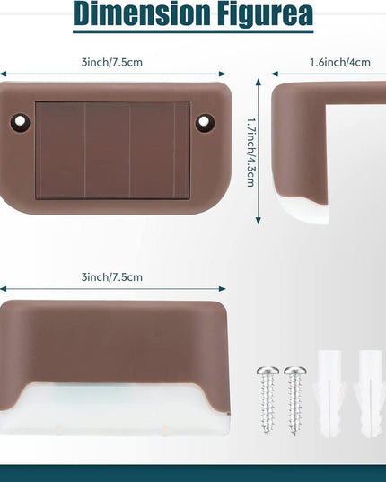 Solar Deck Lights Outdoor - Nexivo