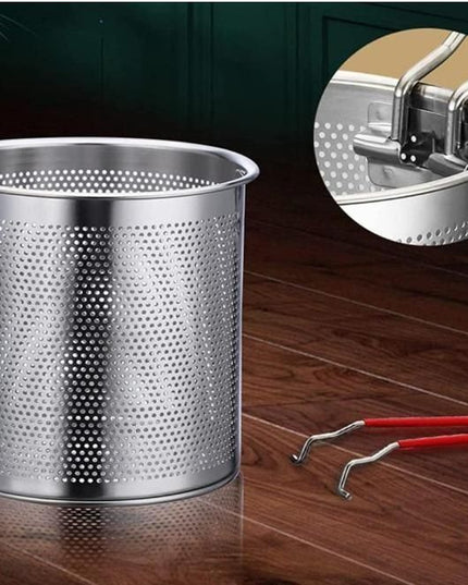 Stainless Steel Deep Fryer Pot - Nexivo